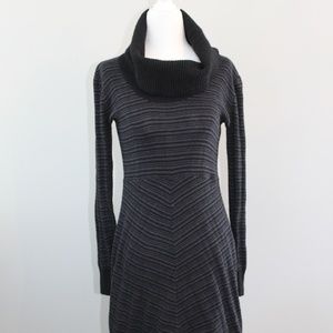 Black & Gray Prana Sweater Dress